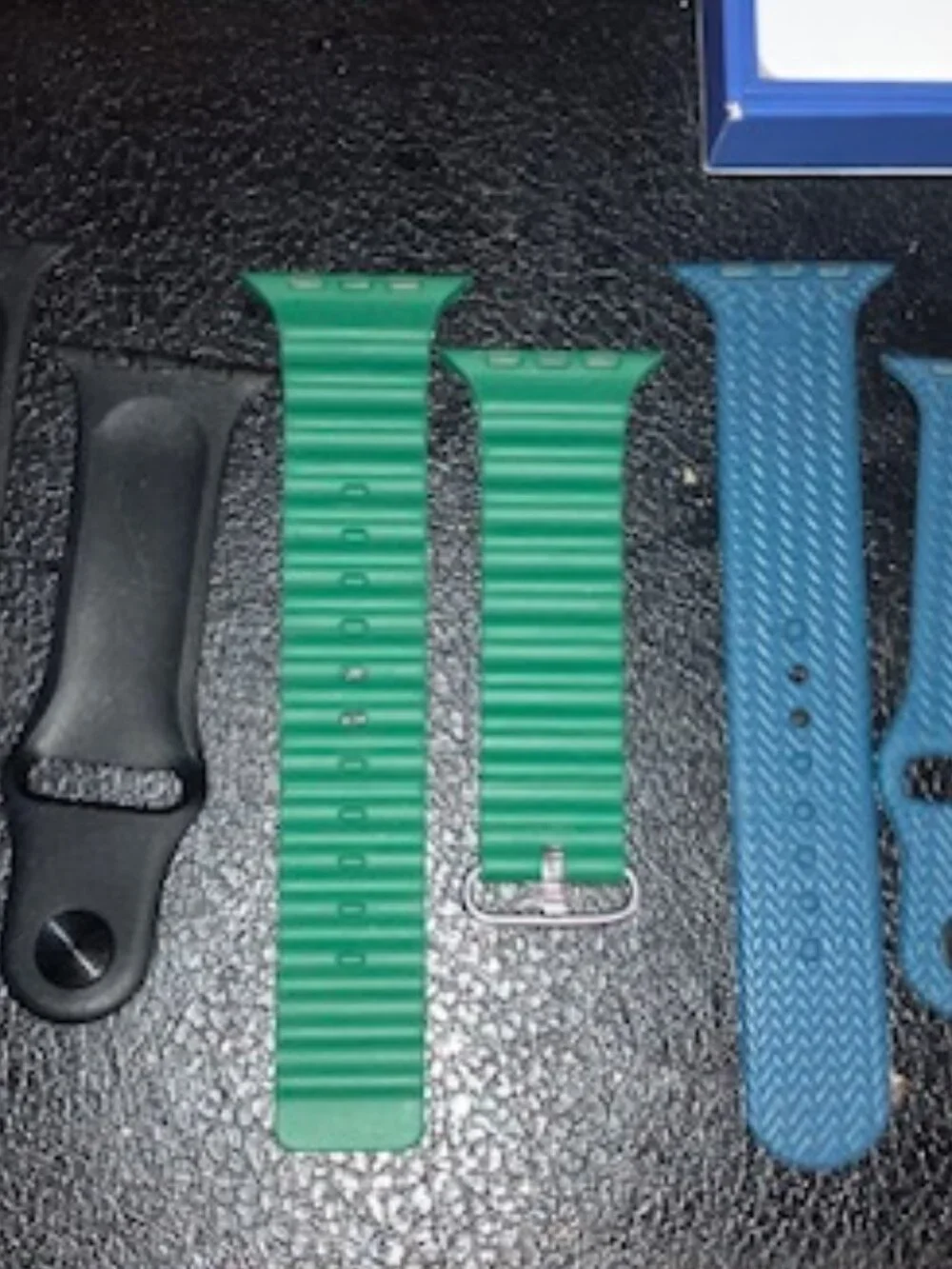 Lot of 5 Apple Smart iWatch Sport Silicone Bands  iWatch Series 9 8 7 6 5 4 3 SE